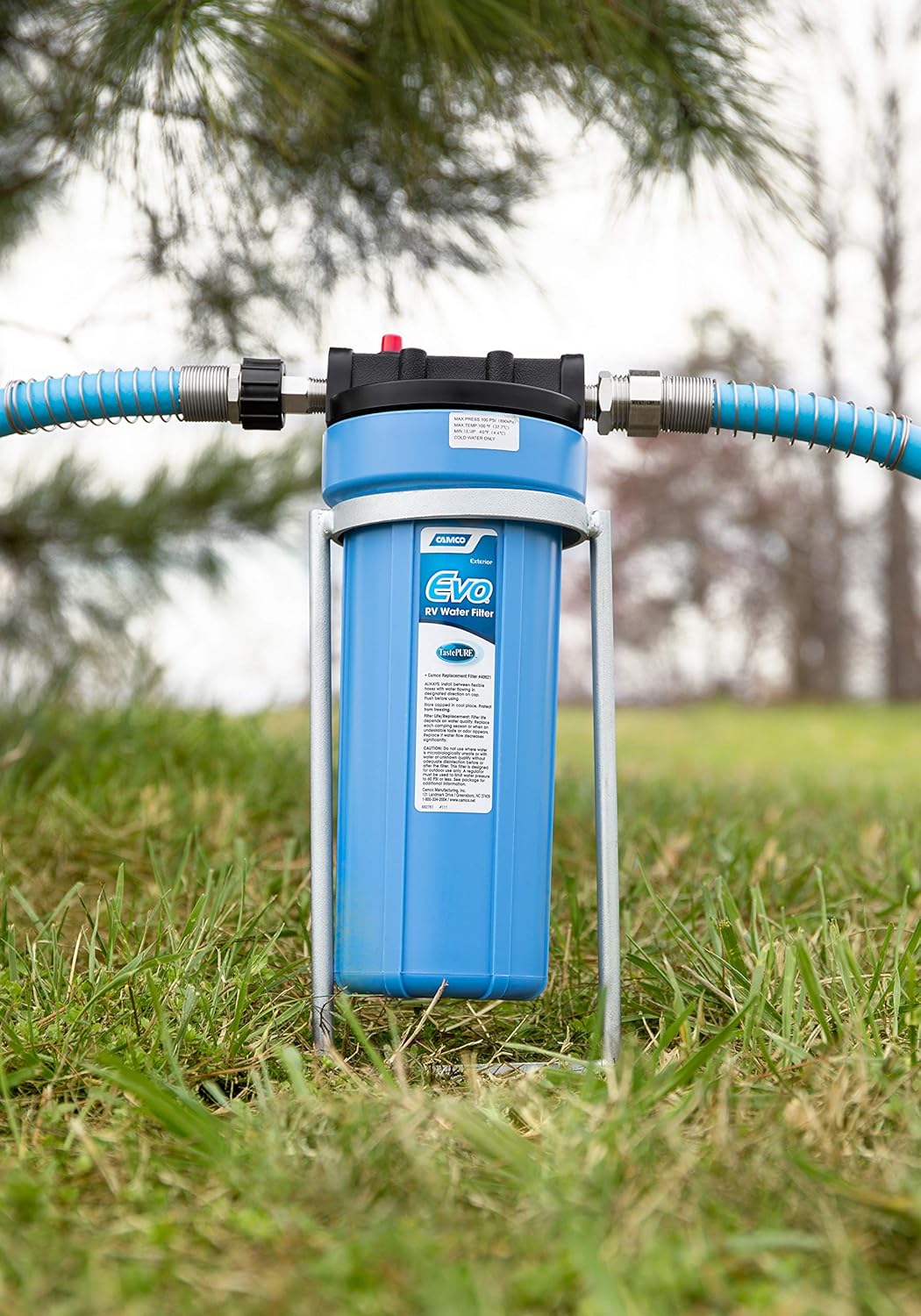 White RV & Marine Water Filter B8925