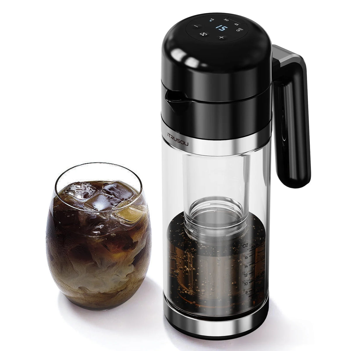 Electric Cold Brew Maker with Glass Cup Z63205