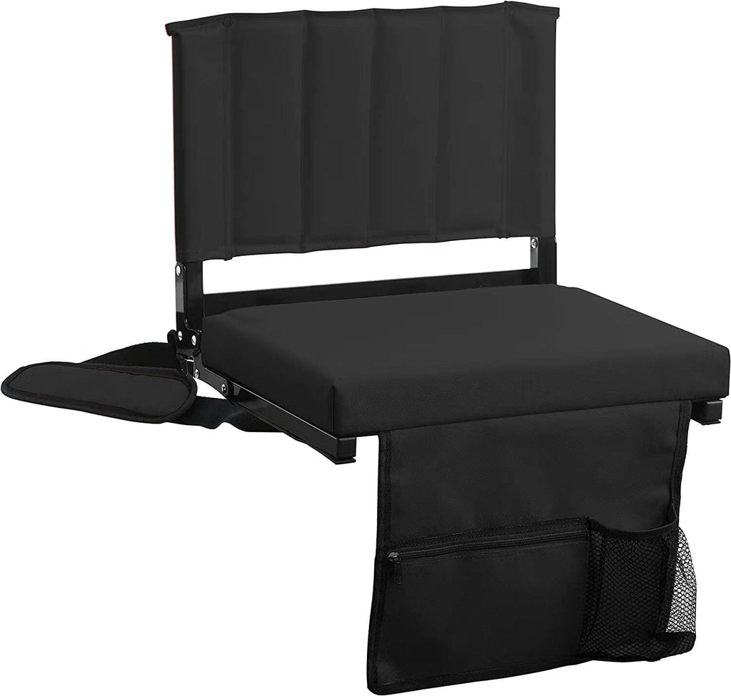Padded Foldable Stadium Seat with Cup Holder P58542