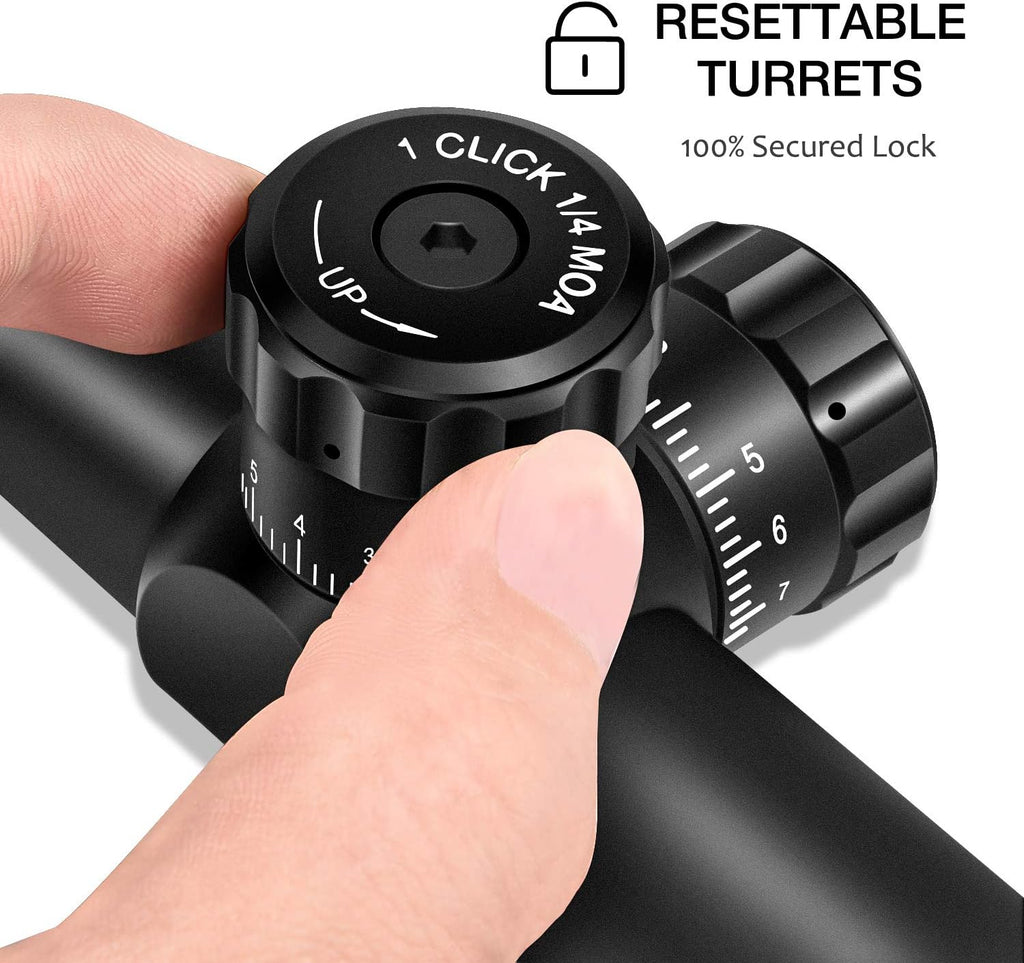 4-16x44 Tactical Rifle Scope Red and Green Illuminated with Sunshade and Scope Mount G3291