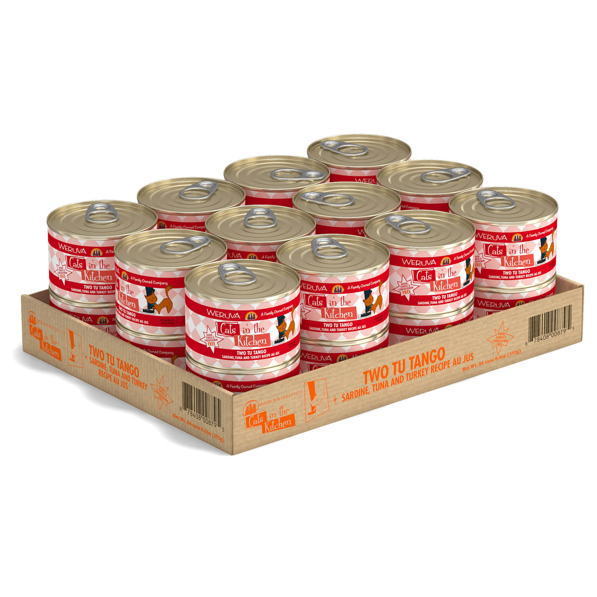 Canned Cat Food 6 oz Case of 24 W932473