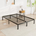 Full Size Heavy Duty Platform Bed Frame with Underbed Storage K5973
