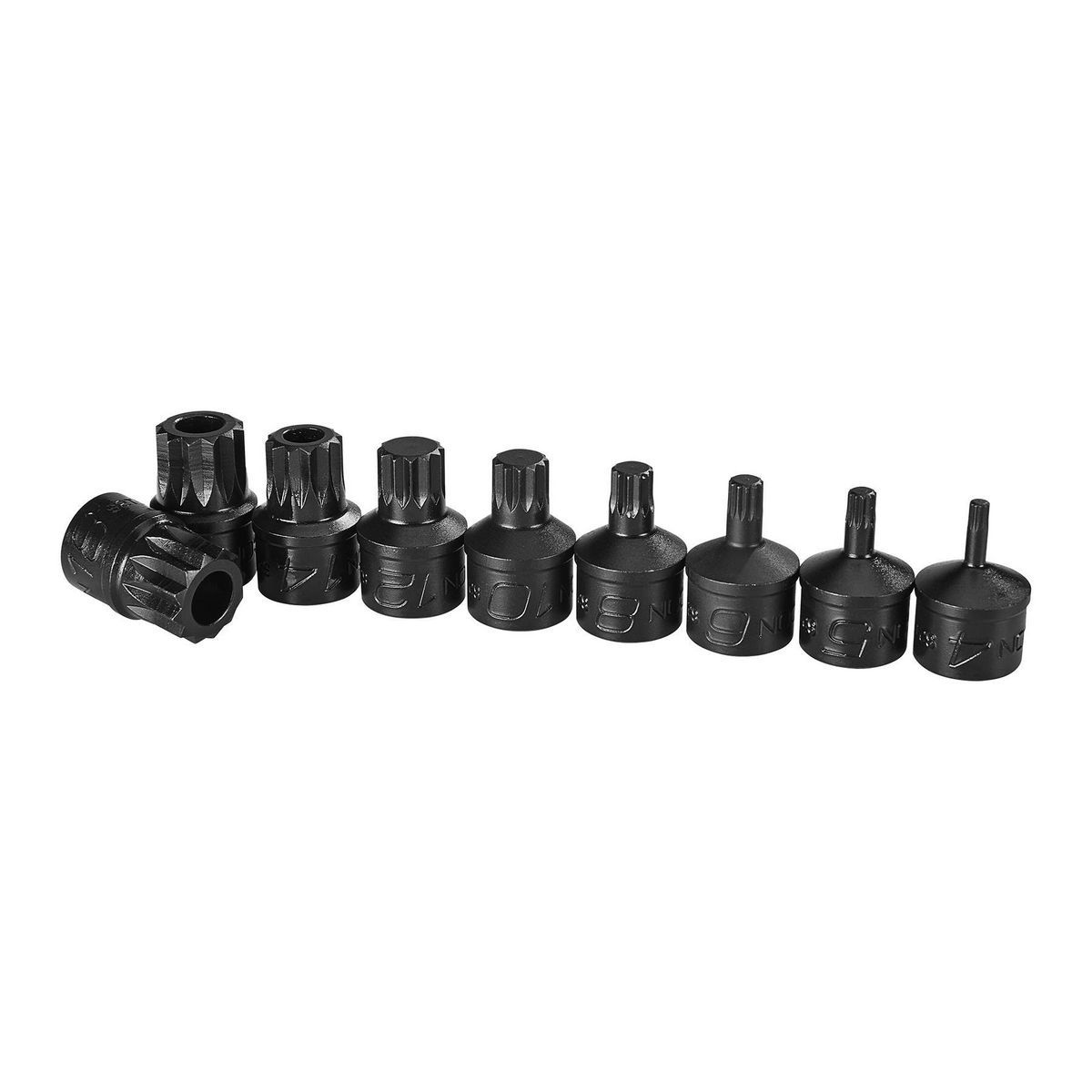 3/8 in. Drive Triple-Square Impact Bit Socket Set, 9-Piece D58107