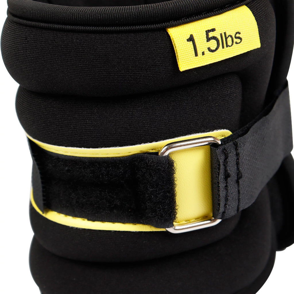 5lb Pair Ankle & Wrist Weights 2.5 lbs Each Adjustable Strap R25215