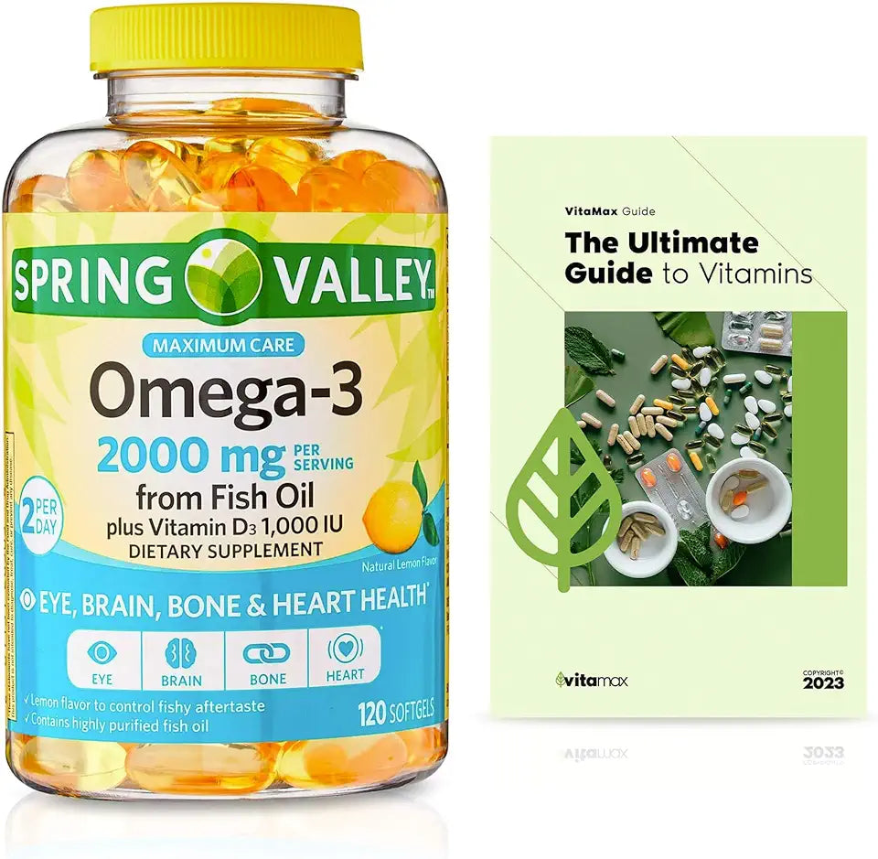 Omega-3 Fish Oil 2000 mg 120 Count R500