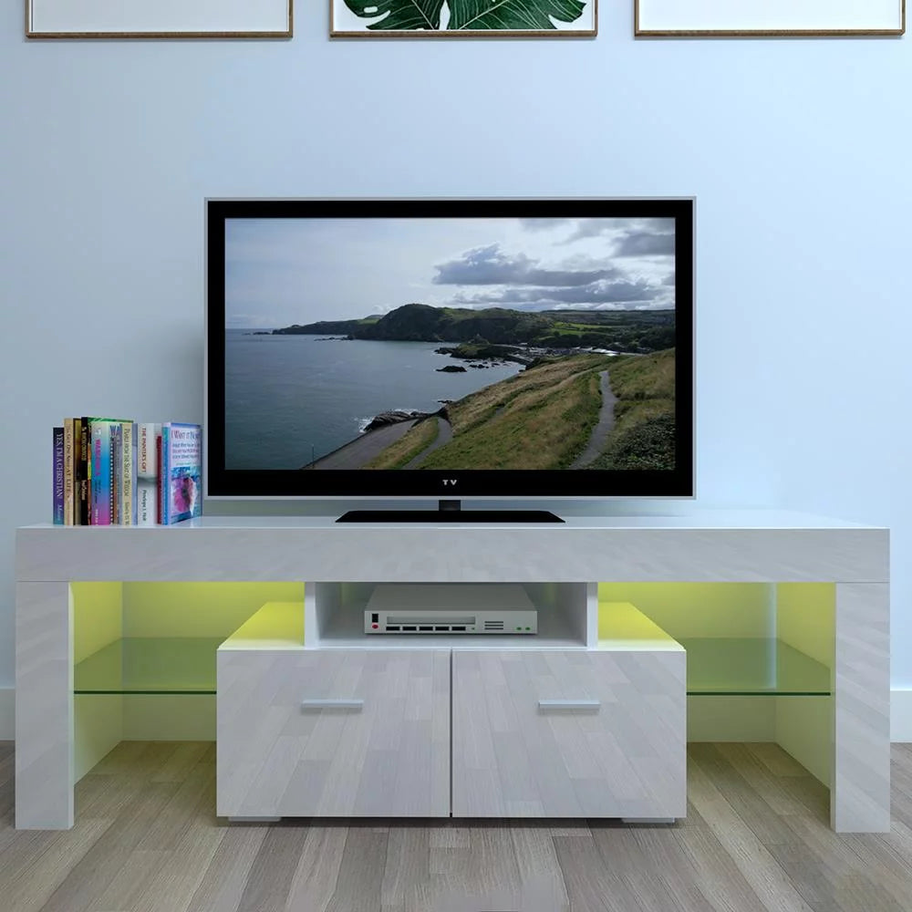 White Modern Rectangle Coffee Table W145757