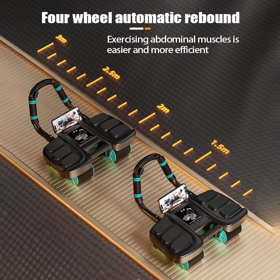 Ab Wheel Roller with Elbow Support B98049