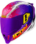Purple Motorcycle Helmet 3XL W93263