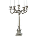 Nickel Plated 5 Light Candelabra Z6159