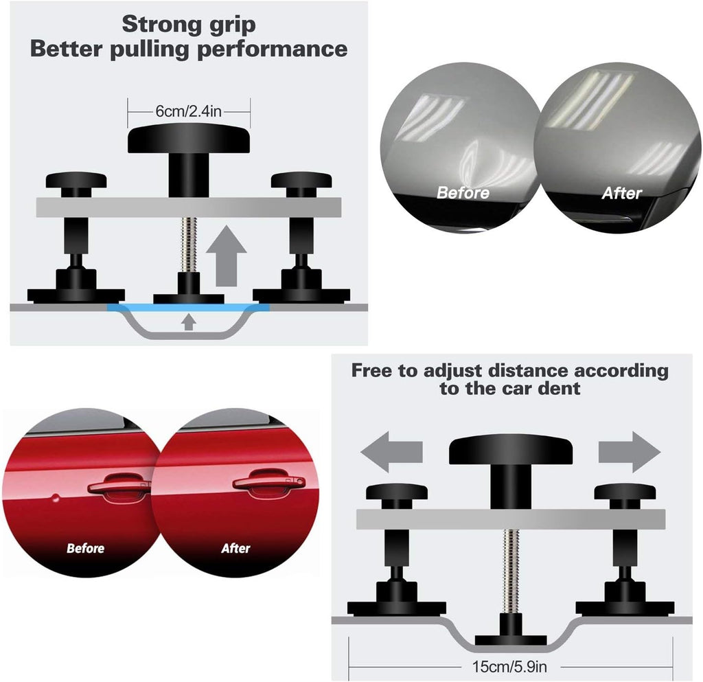 Paintless Dent Removal Tools Auto Dent Repair Kit Puller Sets O13541
