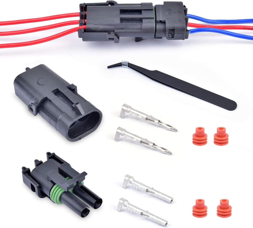 301Pcs 20 Kits Waterproof Car Electrical Wire Connector Terminals Plug Kit D305