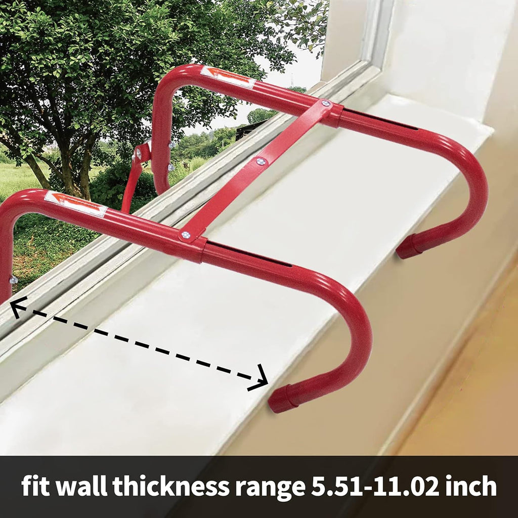 2 Story Fire Escape Ladder with Anti-Slip Rungs F52494