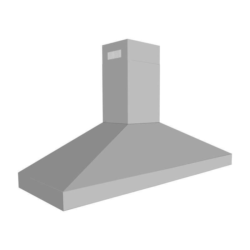 60 in. 500 CFM Convertible Wall Mount Range Hood in Stainless Steel I363157