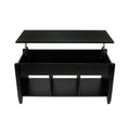 Black Lift Up Top Coffee Table with Hidden Storage X21343