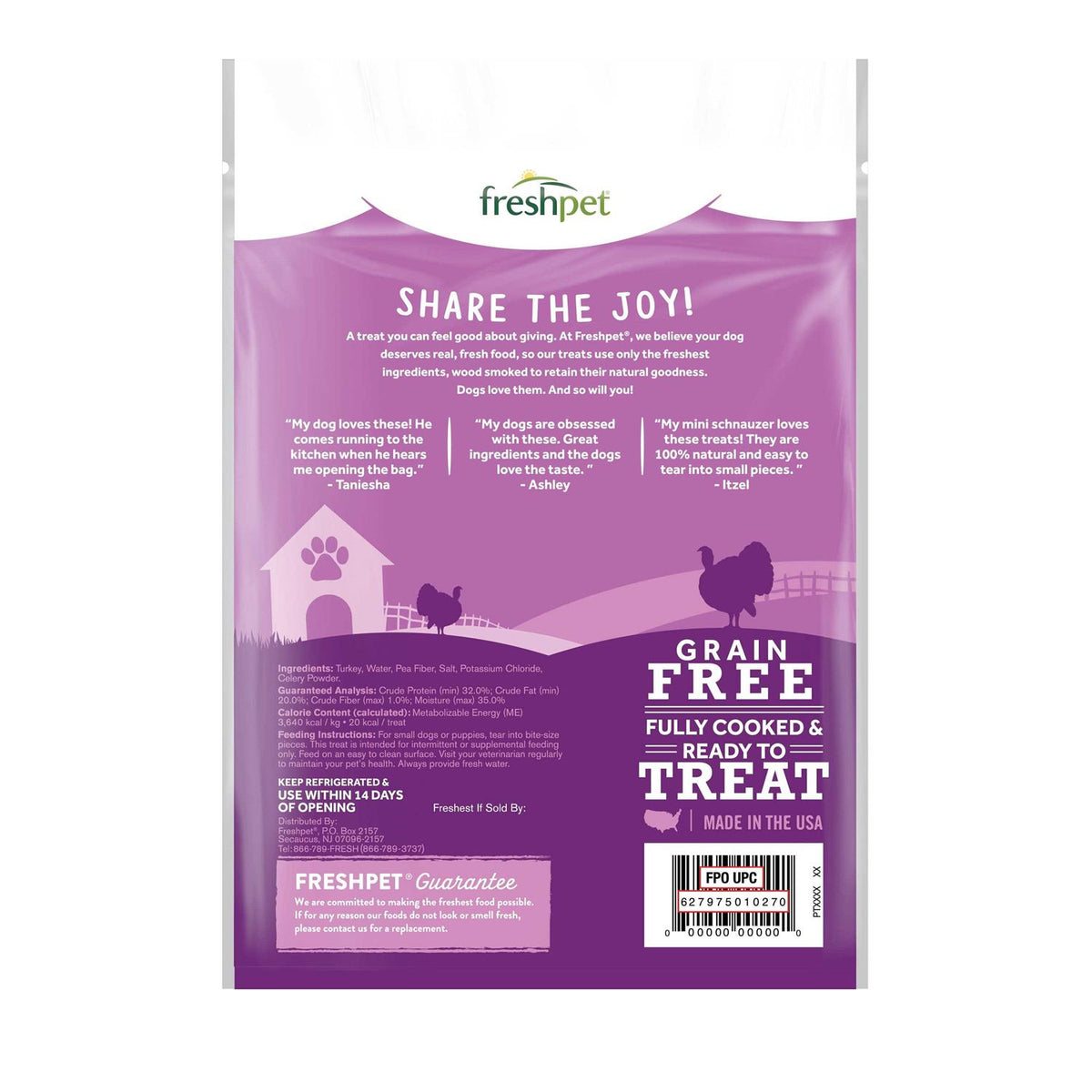 Turkey Bacon Dog Treats O30195