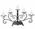 Black Iron Candelabra Candle Holder M839