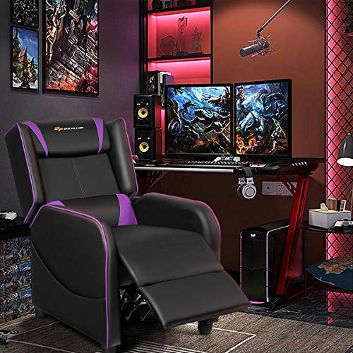 PU Leather Recliner Chair with Footrest O97861