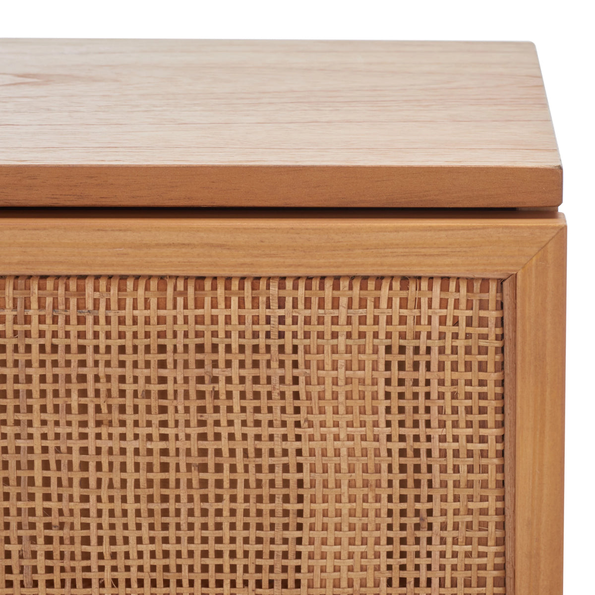 2 Drawer Rattan Nightstand E9735