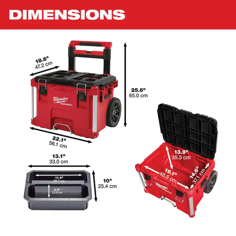 22 in. Rolling Tool Box and 3-Drawer U683