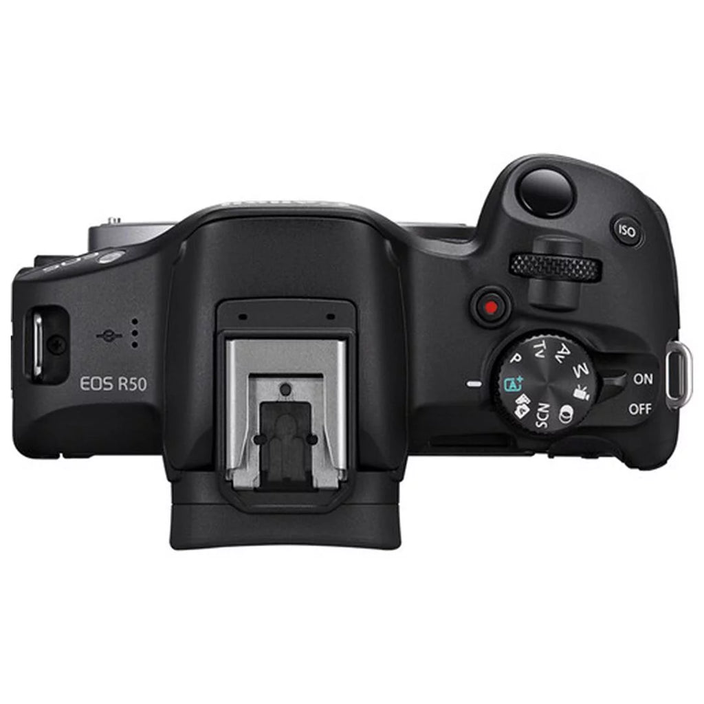 Mirrorless Camera with 18-45mm Lens, 64GB Memory Card, Case D627