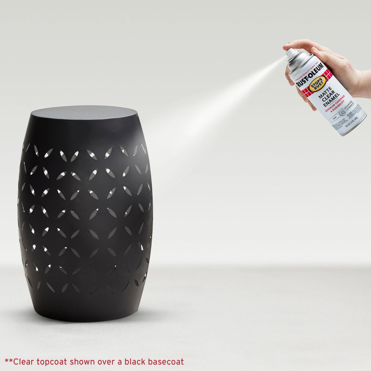 Clear Matte Protective Enamel Spray Paint, 12 oz T768