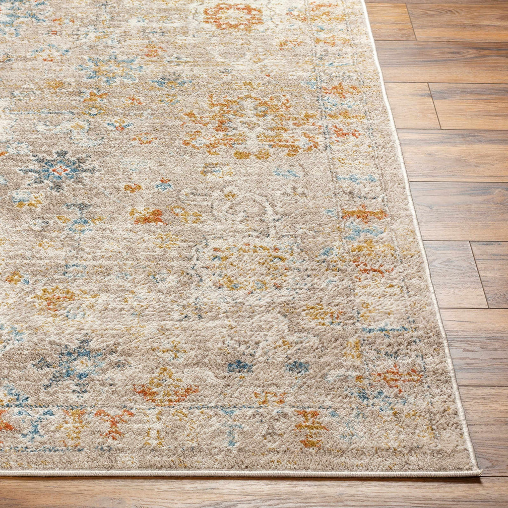Brown Gray Beige Area Rug K191741