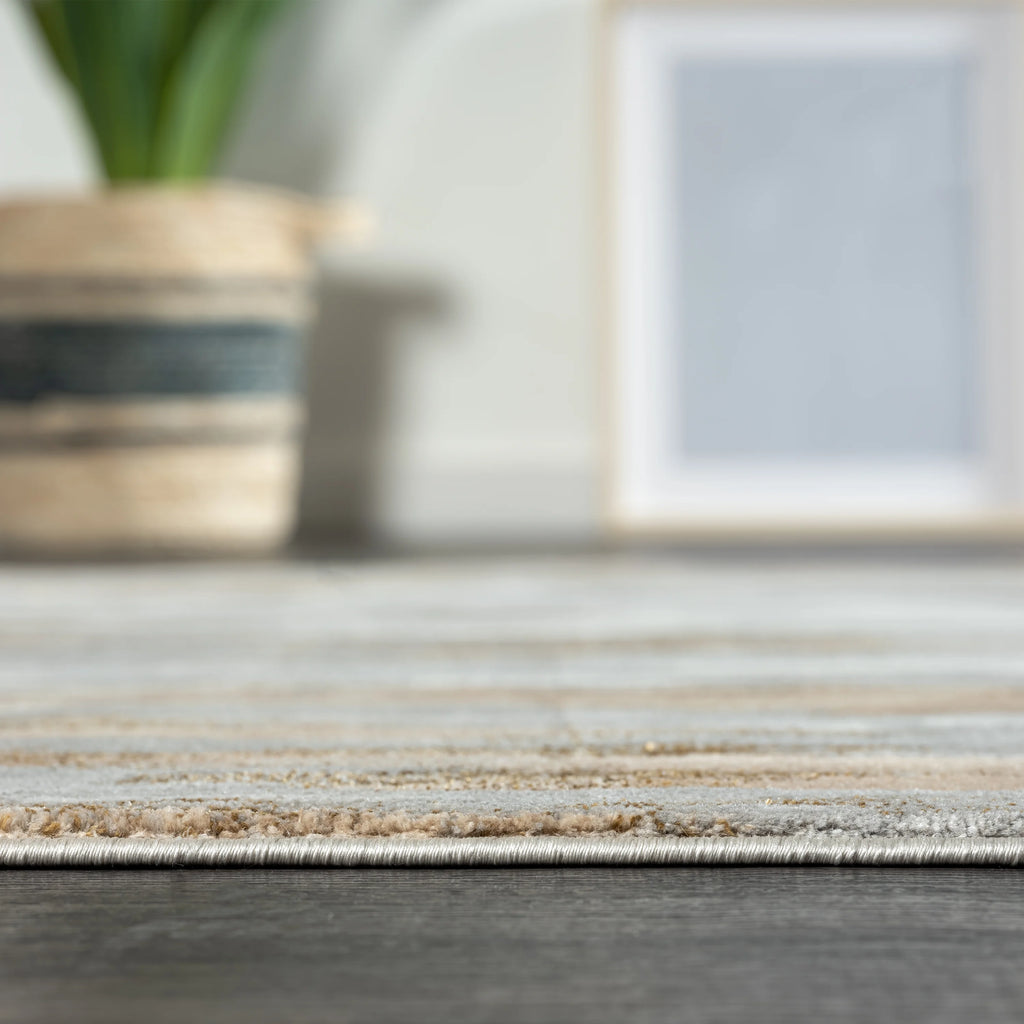 4 x 6 Grey Brown Area Rug A96106