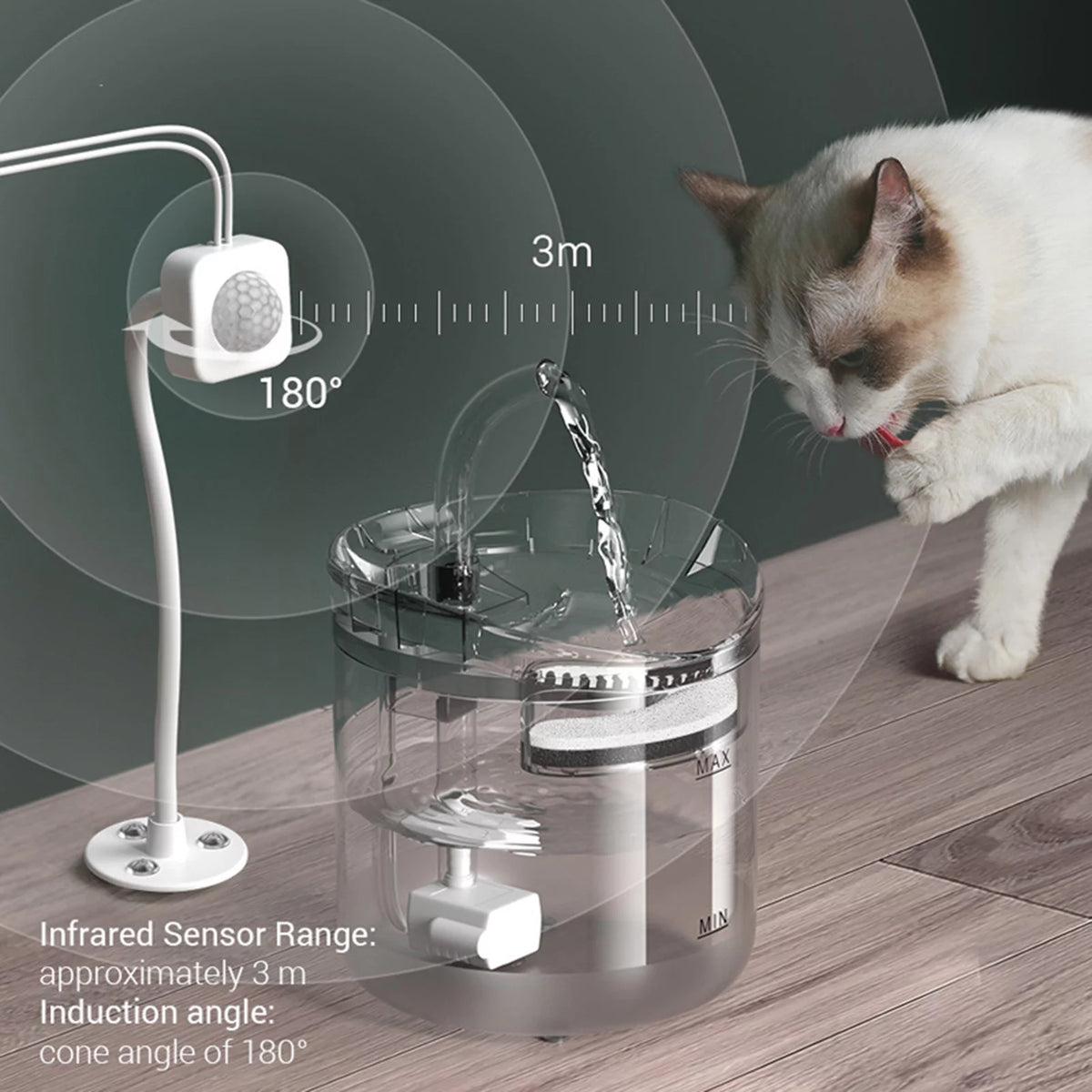 2L Automatic Pet Drinking Fountain Z29867