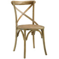 Brown Wood Dining Side Chair J61936