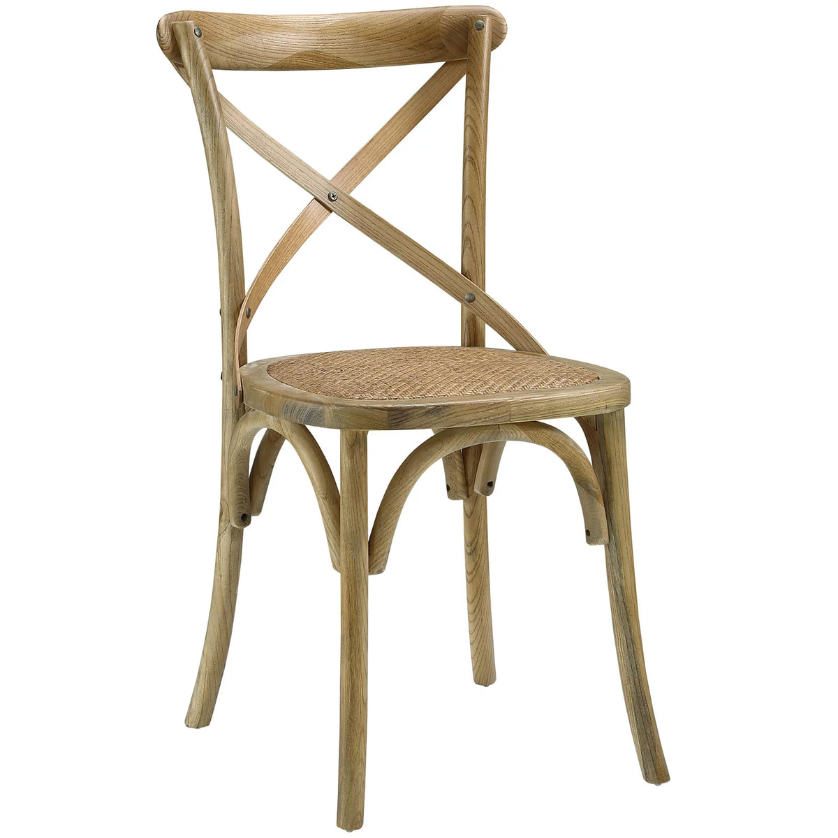 Brown Wood Dining Side Chair J61936