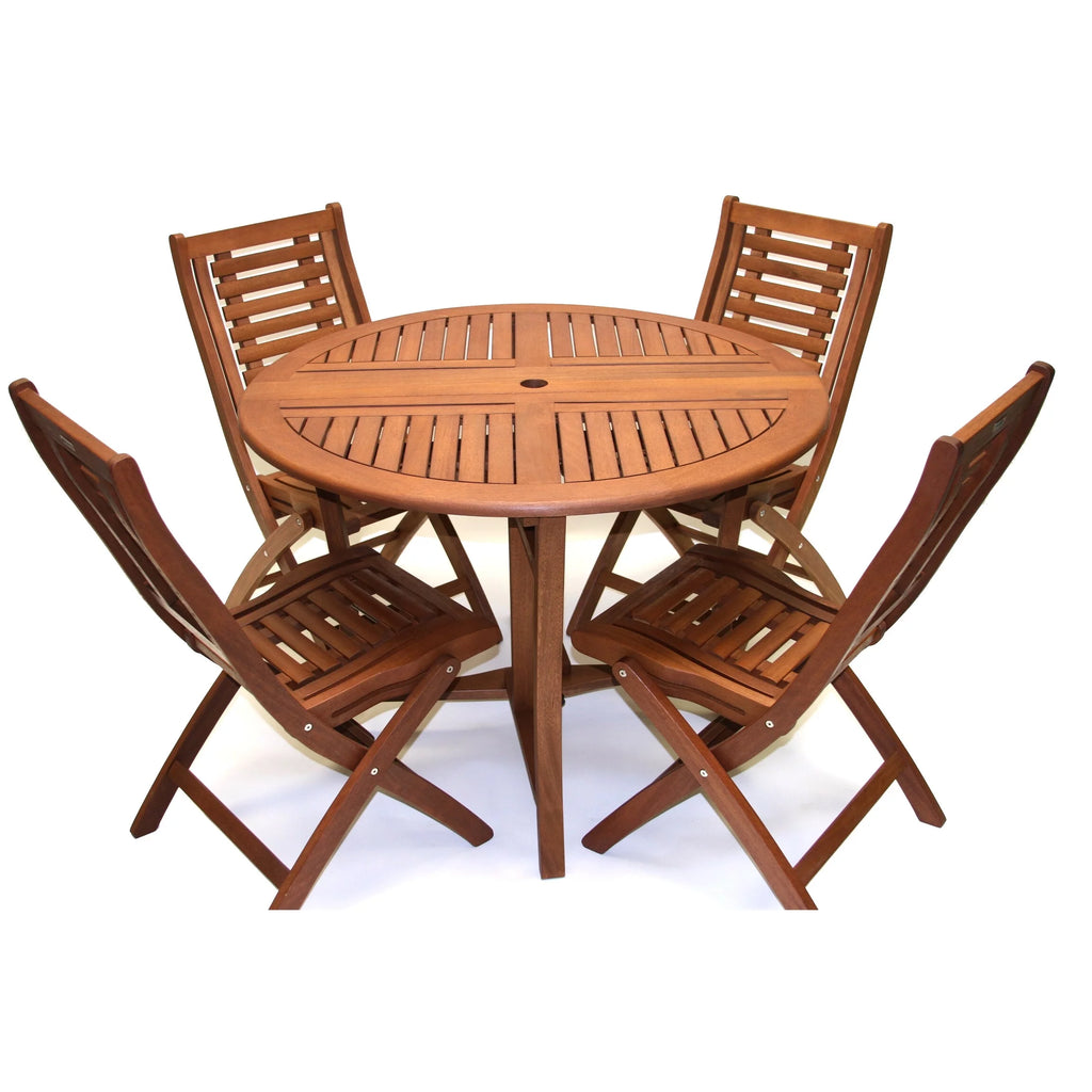 Round Folding Outdoor Dining Table 43 inches Y714516