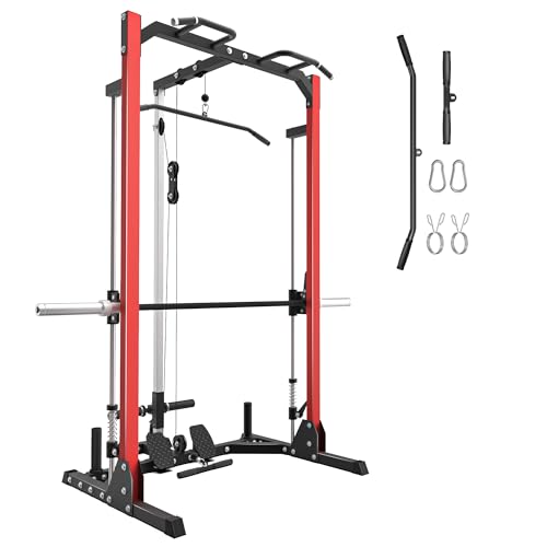 Compact Smith Machine Home Gym with LAT Pulldown A230