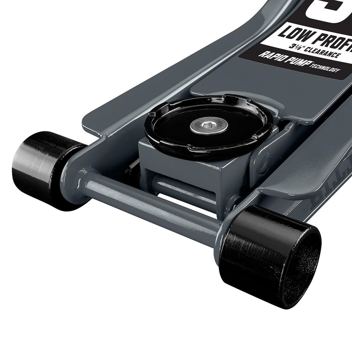 3 Ton Low-Profile Floor Jack with Rapid Pump, Slate Gray J4907