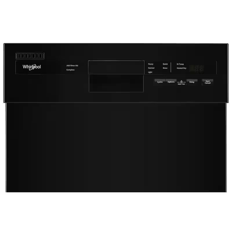 Black 18 in. Built-In Dishwasher with 5 Cycles 50 dBA H5866