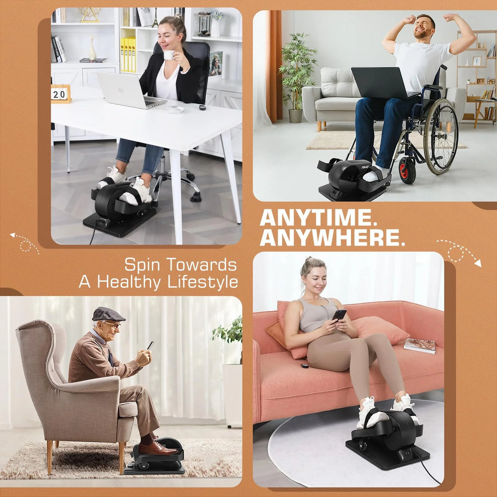 Under Desk Elliptical with Display and Remote Control E4180