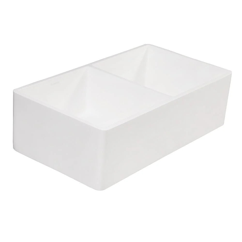 33 In. Solid Surface Farmhouse Kitchen Sink V478