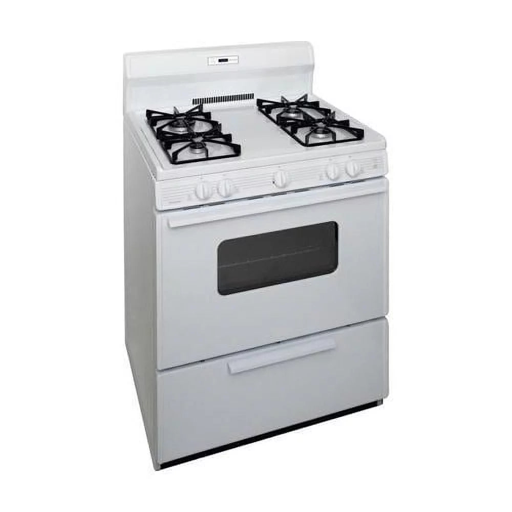 30" Free Standing Gas Range White R394023