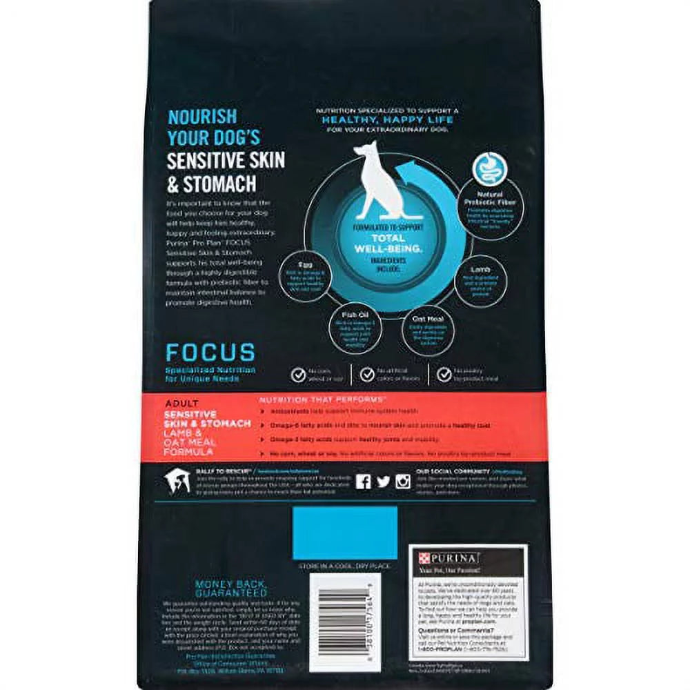 Adult Sensitive Skin & Stomach Lamb & Oat Meal Formula A92161