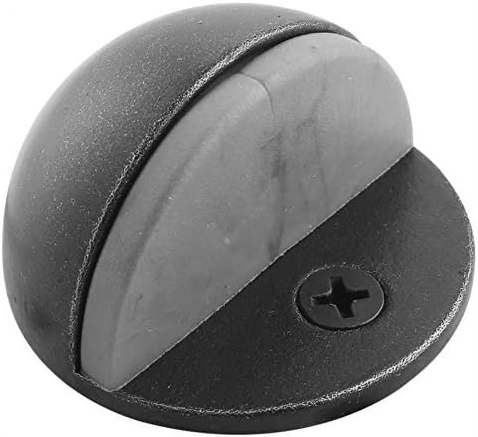 Solid Brass Half Dome Floor Mounted Door Stop O7319