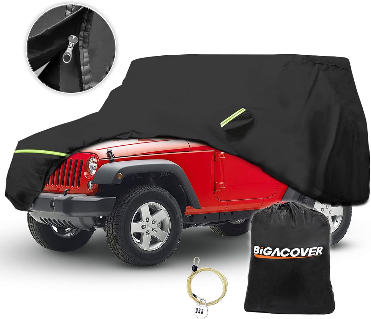 Waterproof 6 Layers Car Cover with Zipper C220469