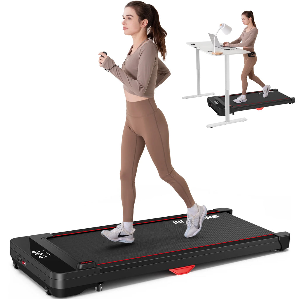 2.5HP Portable Under Desk Treadmill with Remote Control H68516
