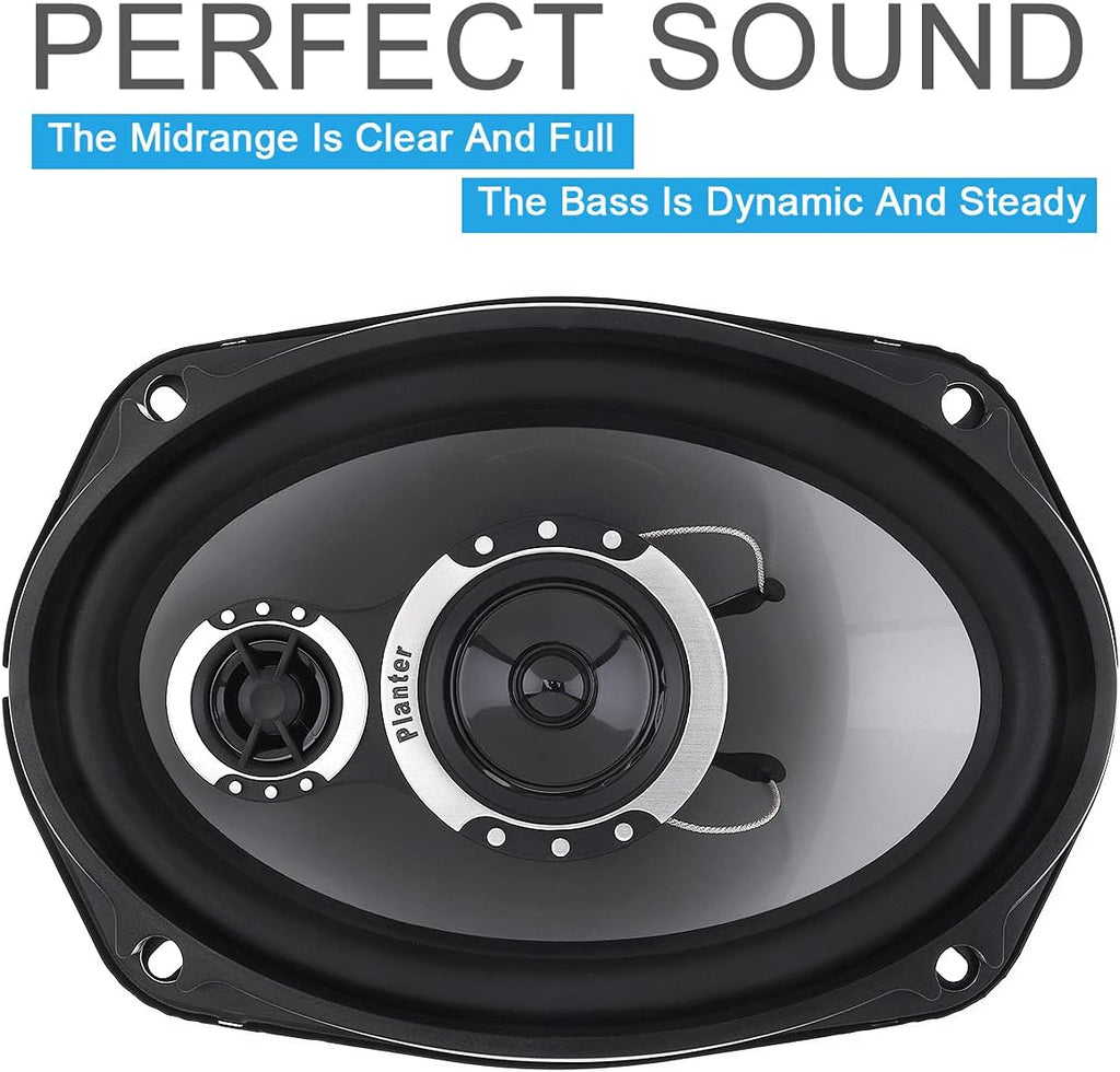 6x9 Inch 2 Way Car Stereo Speakers Pair F684977