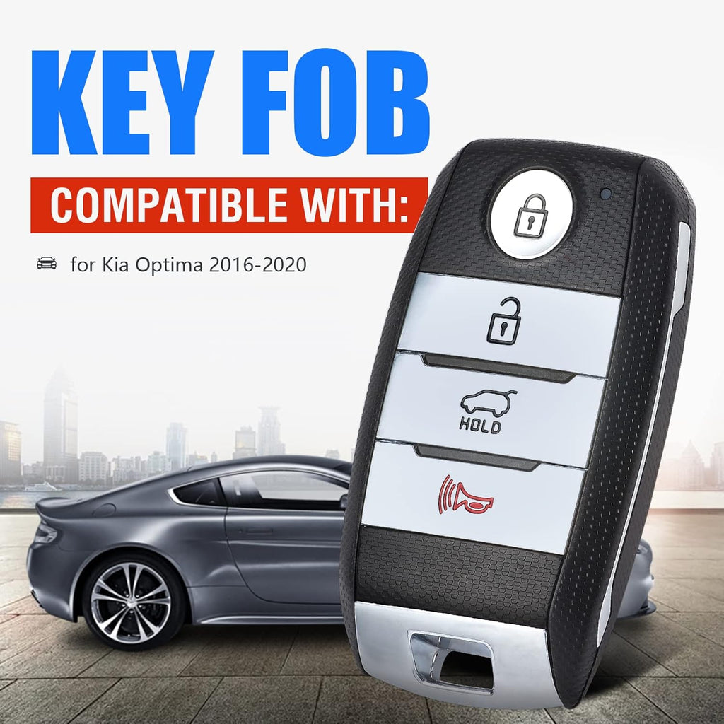 Car Key Fob Replacement 4 Buttons C62016