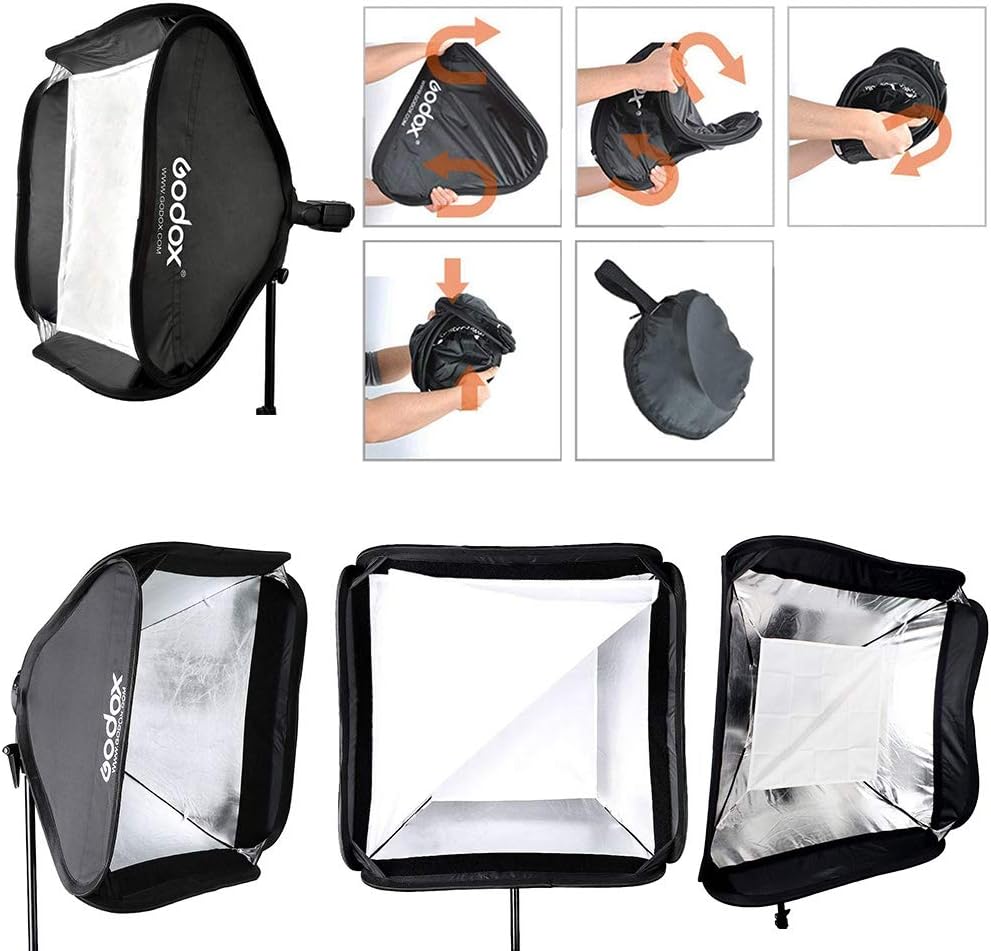 Foldable Softbox 40x40cm with Flash Bracket B97312