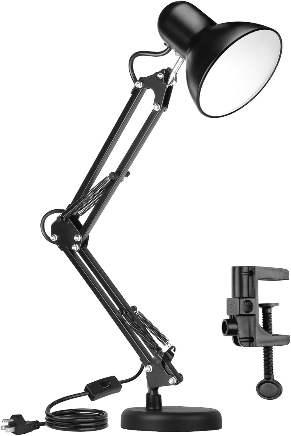 Adjustable Metal Desk Lamp with Clamp W880