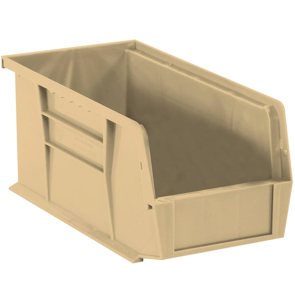 Ivory Plastic Stack & Hang Bin Boxes case/24 X2938