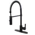 Single Handle Pull Down Kitchen Faucet Naples Bronze O500