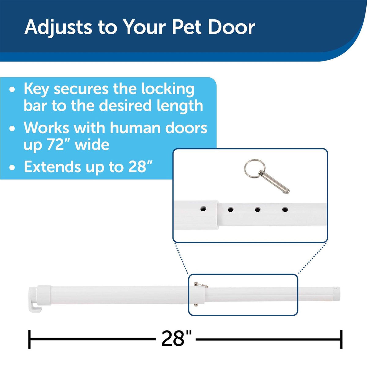 Sliding Glass Pet Door Security Bar E159195