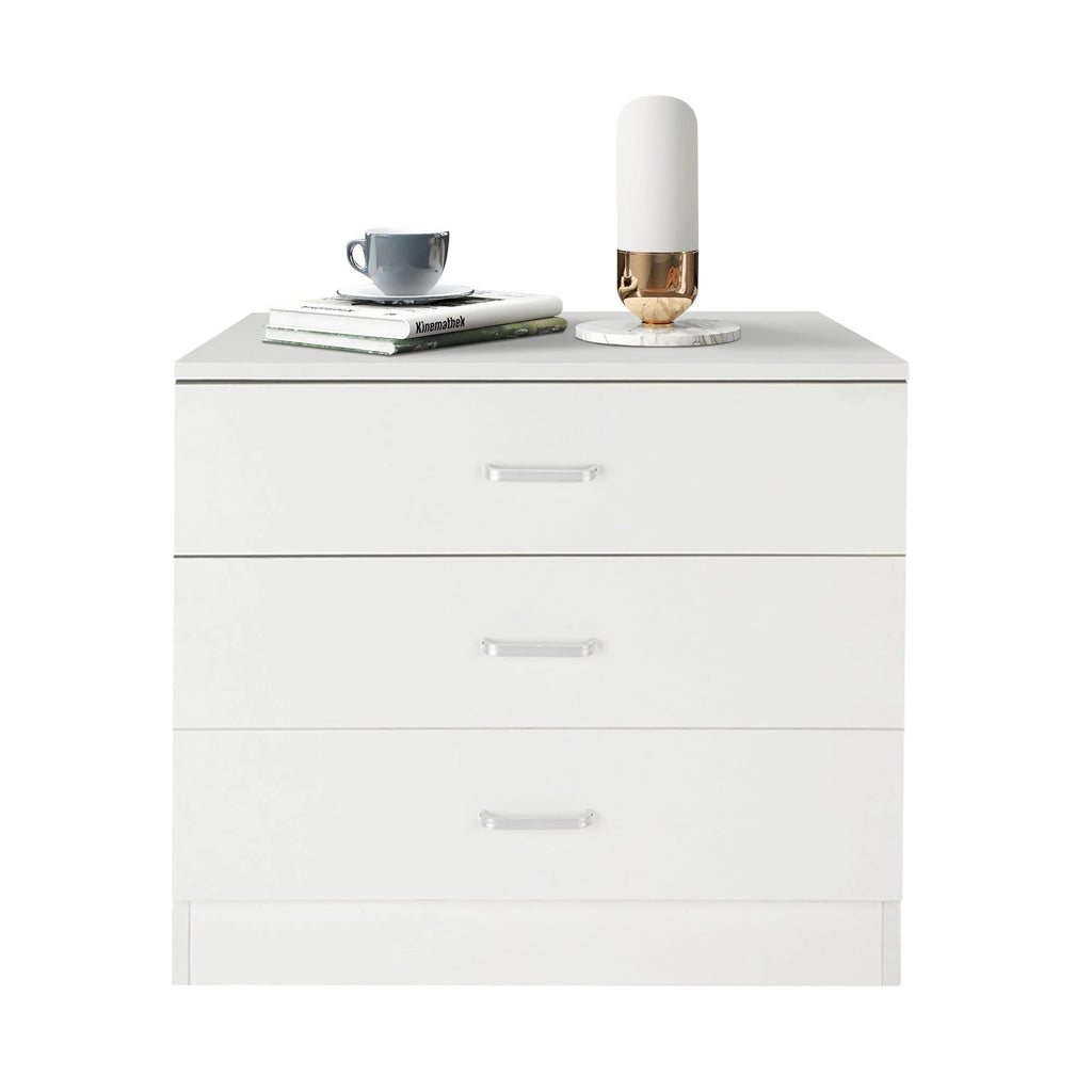 Black 4 Drawer Wood Dresser O847