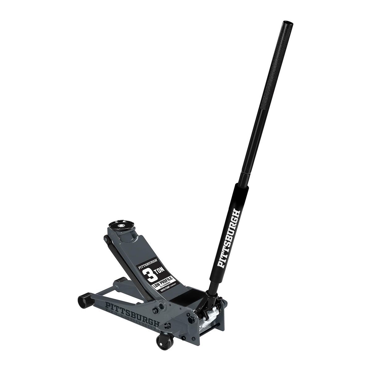 3 Ton Low-Profile Floor Jack with Rapid Pump, Slate Gray J4907